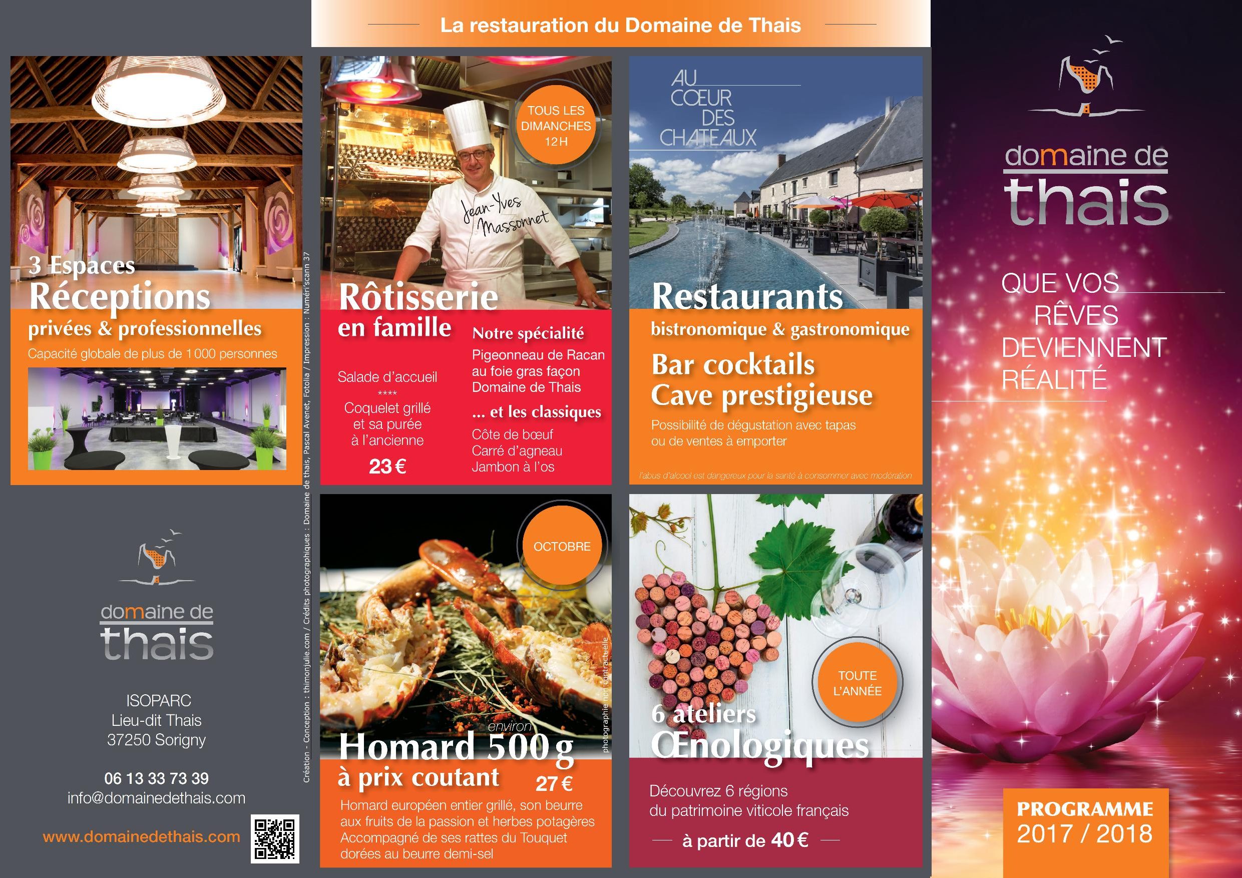 Programme événement – Domaine de Thais Programme événement - Domaine de Thais